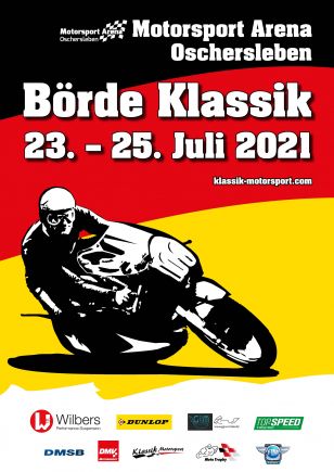 plakat Borde Klassik på Oscherslebn Klassik motorsport