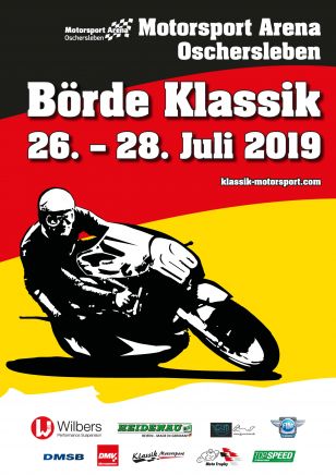 plakat Borde Klassik på Oscherslebn Klassik motorsport