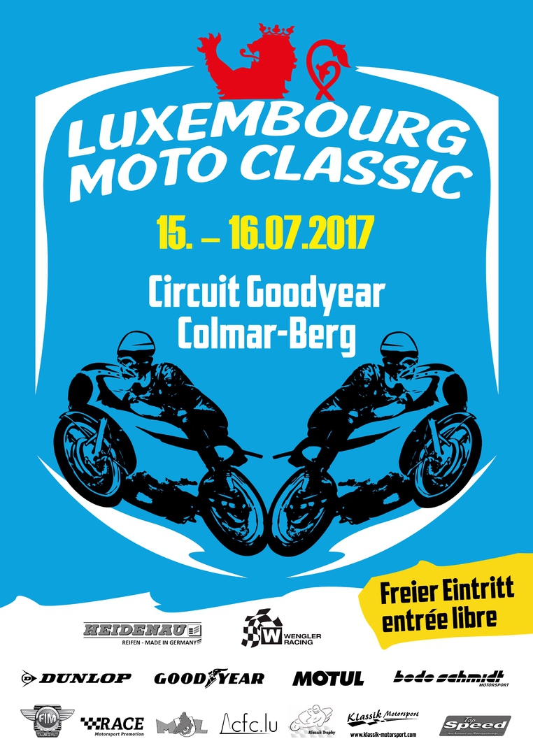 plakat Luxemborg Klassik motorsport